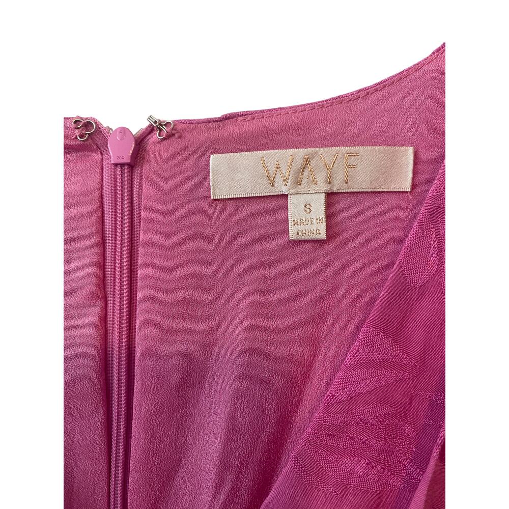 WAYF ATTINA FAUX WRAP DRESS SIZE SMALL - Picture 10 of 11